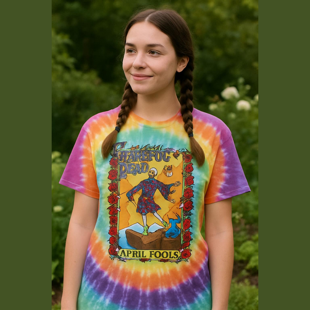 Grateful Dead - April Fools - Tie-Dye Short Sleeve Tee 2XL